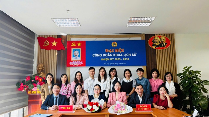 Đại hội Công đoàn Khoa Lịch sử nhiệm kỳ 2025-2030 thành công tốt đẹp