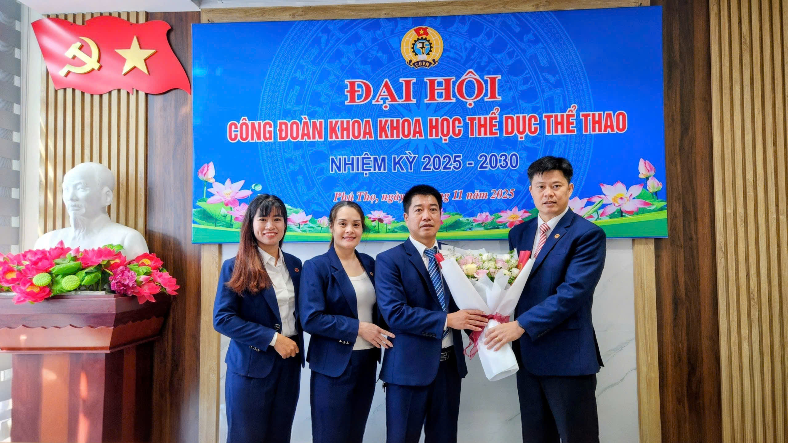 Đại hội Công đoàn Khoa Khoa học Thể dục Thể thao nhiệm kỳ 2025-2030