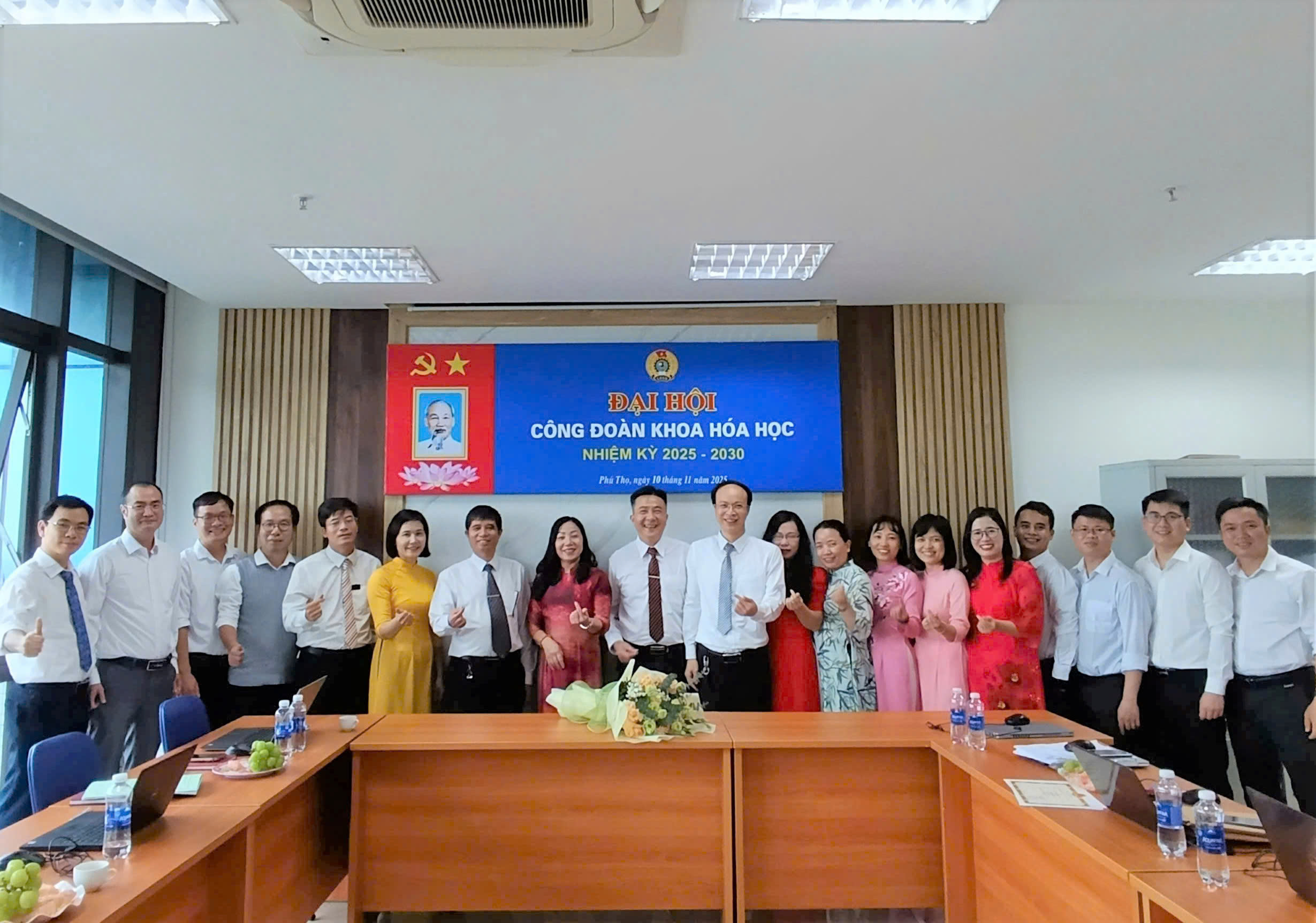 Đại hội Công đoàn khoa Hóa học, Trường Đại học Sư phạm Hà Nội 2 nhiệm kỳ 2025 - 2030 thành công tốt đẹp