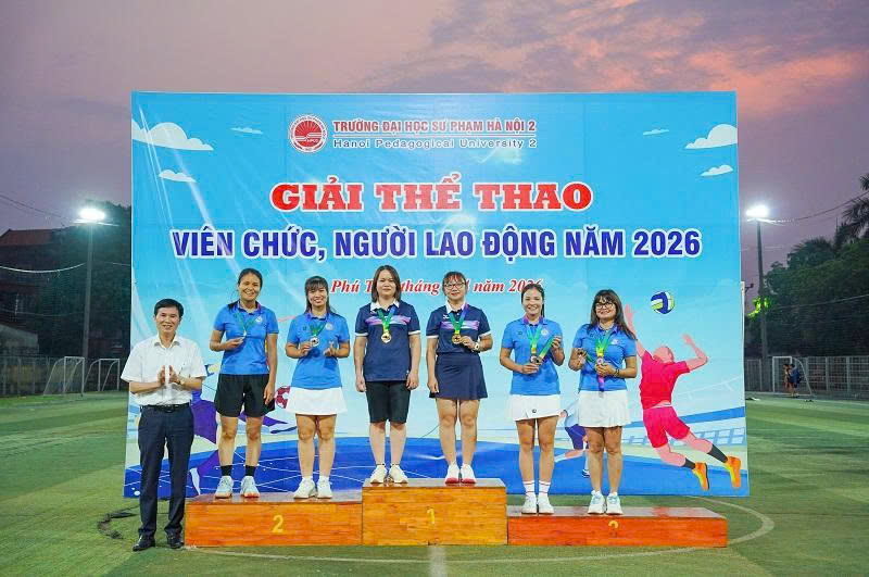 Giải thể thao viên chức, người lao động Trường Đại học Sư phạm Hà Nội 2 năm 2026: Nơi kết nối sức khỏe và tình đoàn kết